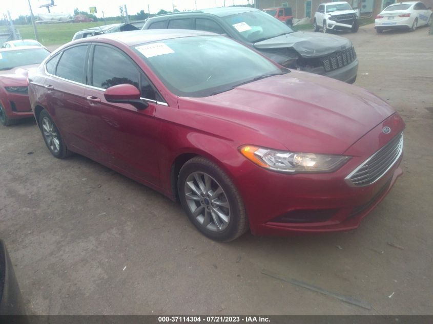 2017 FORD FUSION SE - 3FA6P0H74HR365175