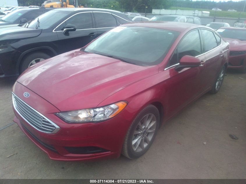 2017 FORD FUSION SE - 3FA6P0H74HR365175