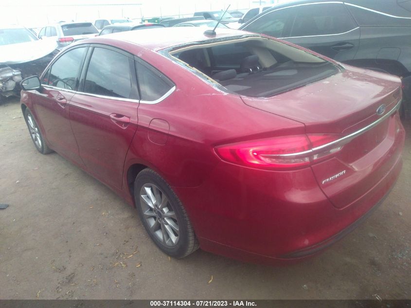 2017 FORD FUSION SE - 3FA6P0H74HR365175