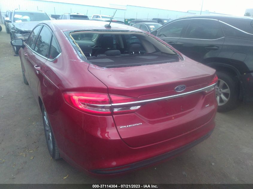 2017 FORD FUSION SE - 3FA6P0H74HR365175