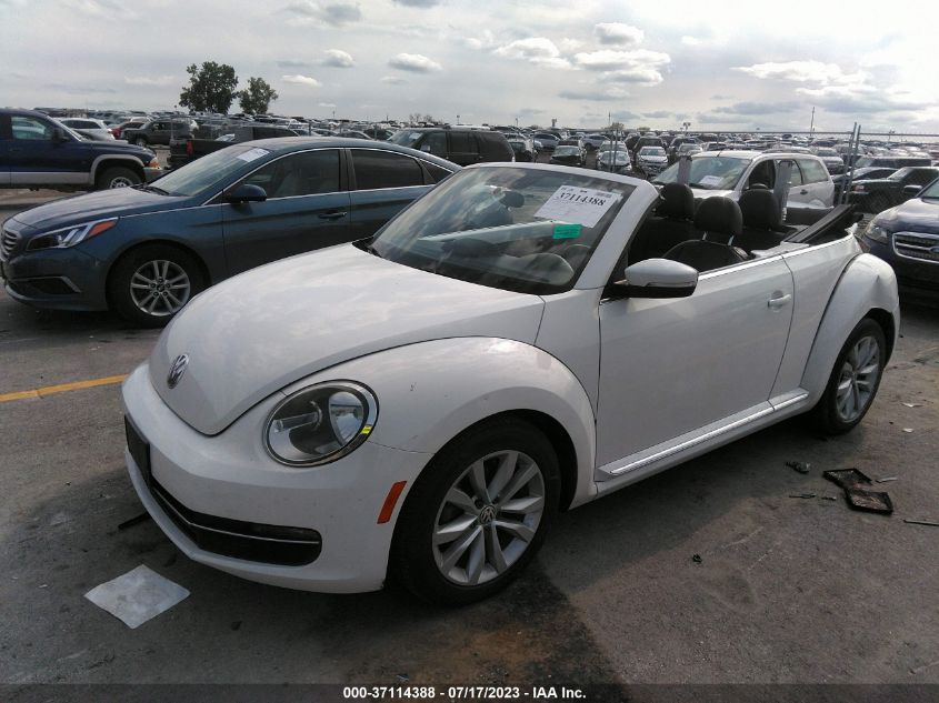 2013 VOLKSWAGEN BEETLE CONVERTIBLE 2.0L TDI W/SOUND/NAV 3VW5L7AT7DM805573