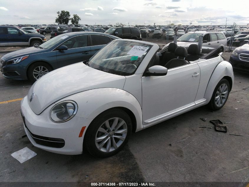 2013 VOLKSWAGEN BEETLE CONVERTIBLE 2.0L TDI W/SOUND/NAV 3VW5L7AT7DM805573