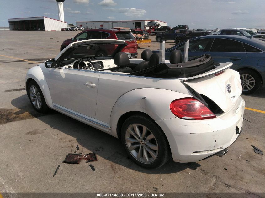 2013 VOLKSWAGEN BEETLE CONVERTIBLE 2.0L TDI W/SOUND/NAV 3VW5L7AT7DM805573