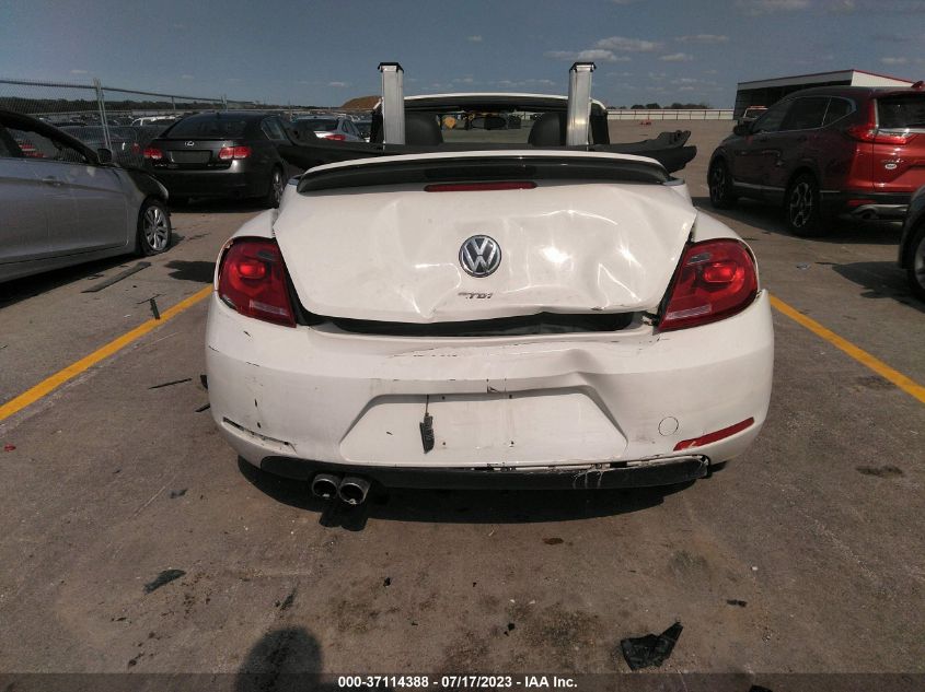 2013 VOLKSWAGEN BEETLE CONVERTIBLE 2.0L TDI W/SOUND/NAV 3VW5L7AT7DM805573