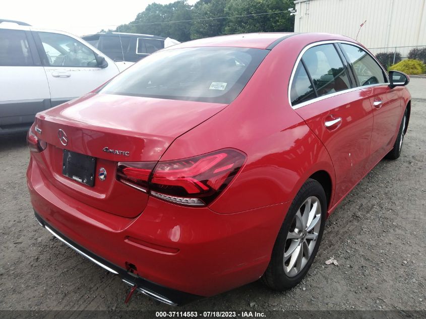 2020 MERCEDES-BENZ A-CLASS A 220 WDD3G4FB6LW039045