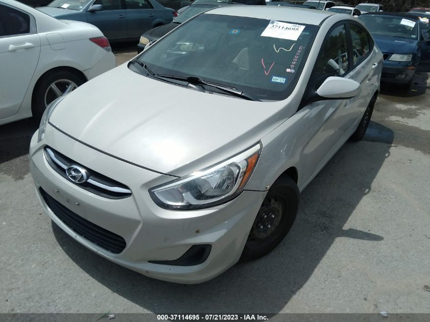 2016 HYUNDAI ACCENT SE - KMHCT4AE0GU002805