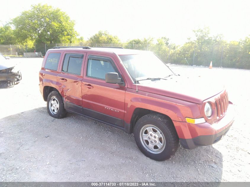 2014 JEEP PATRIOT SPORT - 1C4NJRBB9ED595548