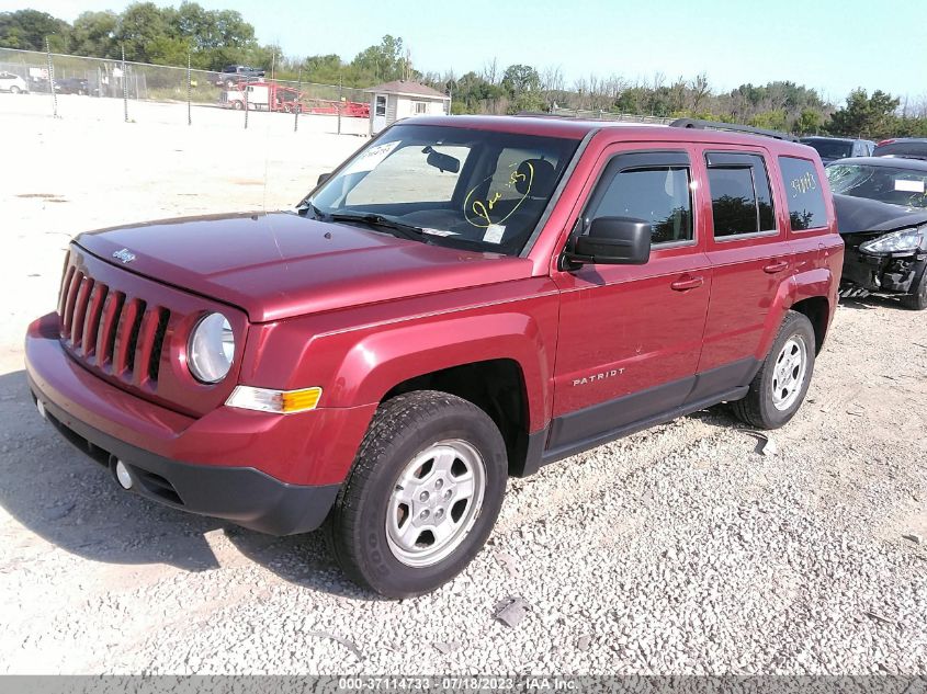 2014 JEEP PATRIOT SPORT - 1C4NJRBB9ED595548