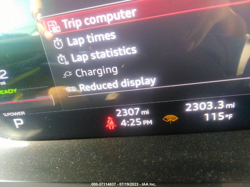 2023 AUDI E-TRON GT PREMIUM PLUS WAUCJBFW4P7000700