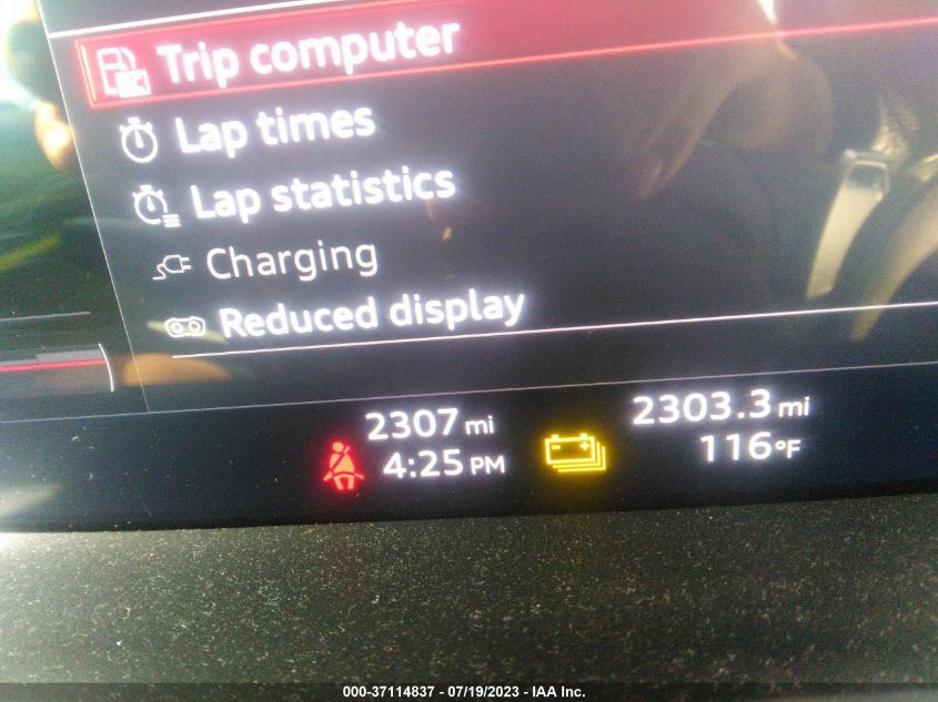 2023 AUDI E-TRON GT PREMIUM PLUS WAUCJBFW4P7000700