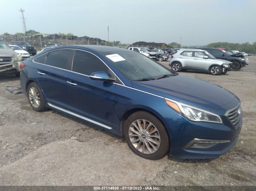 2015 HYUNDAI SONATA 2.4L LIMITED - 5NPE34AF2FH019863