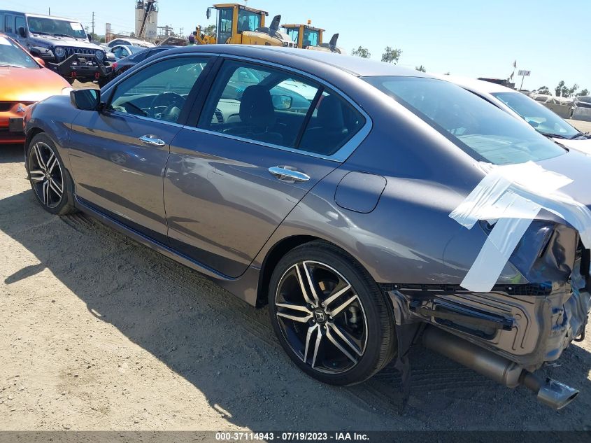 2017 HONDA ACCORD SEDAN SPORT SE - 1HGCR2F19HA117744