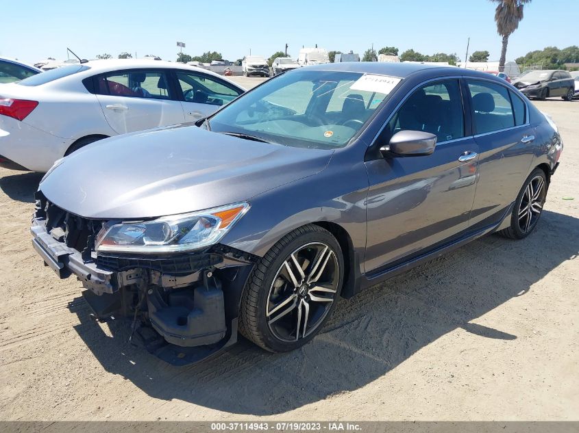 2017 HONDA ACCORD SEDAN SPORT SE - 1HGCR2F19HA117744