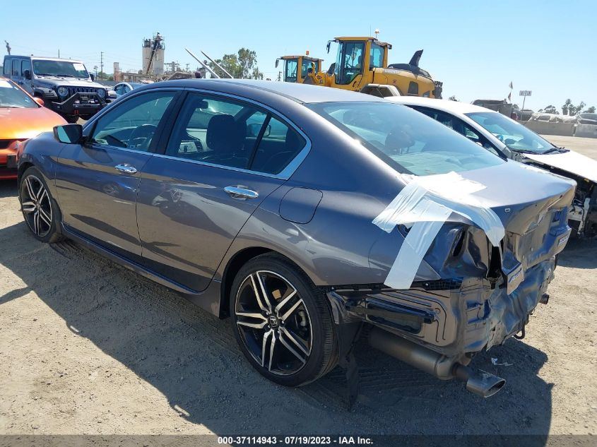 2017 HONDA ACCORD SEDAN SPORT SE - 1HGCR2F19HA117744