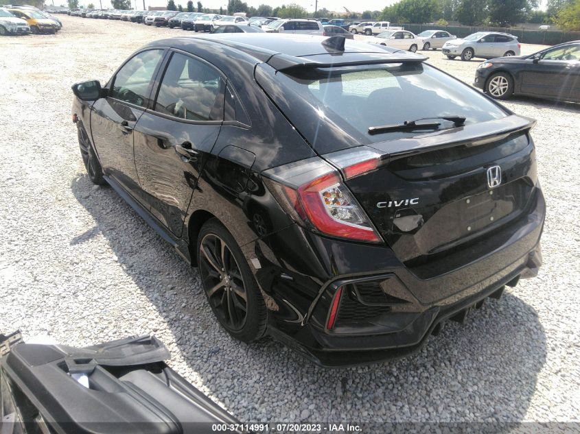 2021 HONDA CIVIC HATCHBACK SPORT - SHHFK7H46MU214324