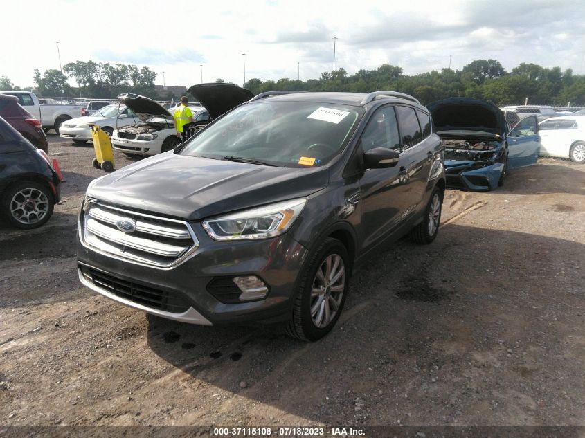 2017 FORD ESCAPE TITANIUM - 1FMCU0JD0HUB36440