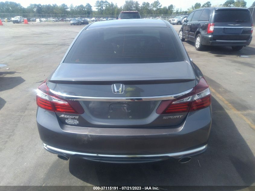 2017 HONDA ACCORD SEDAN SPORT - 1HGCR2F51HA149445