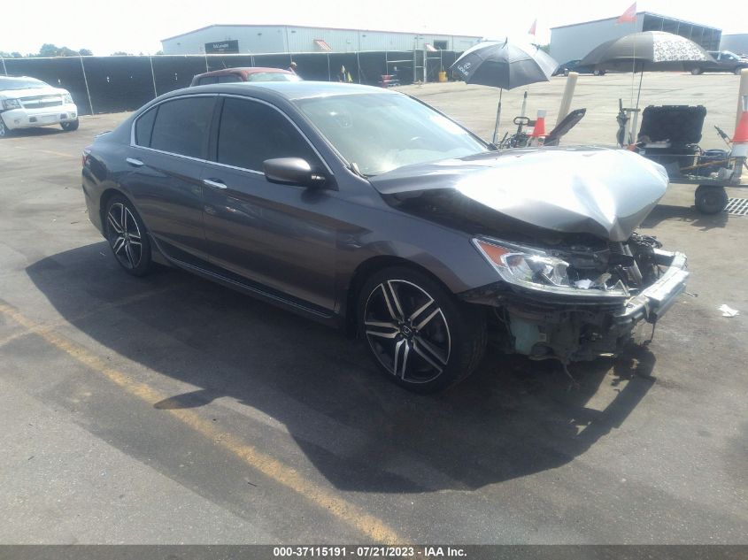 2017 HONDA ACCORD SEDAN SPORT - 1HGCR2F51HA149445