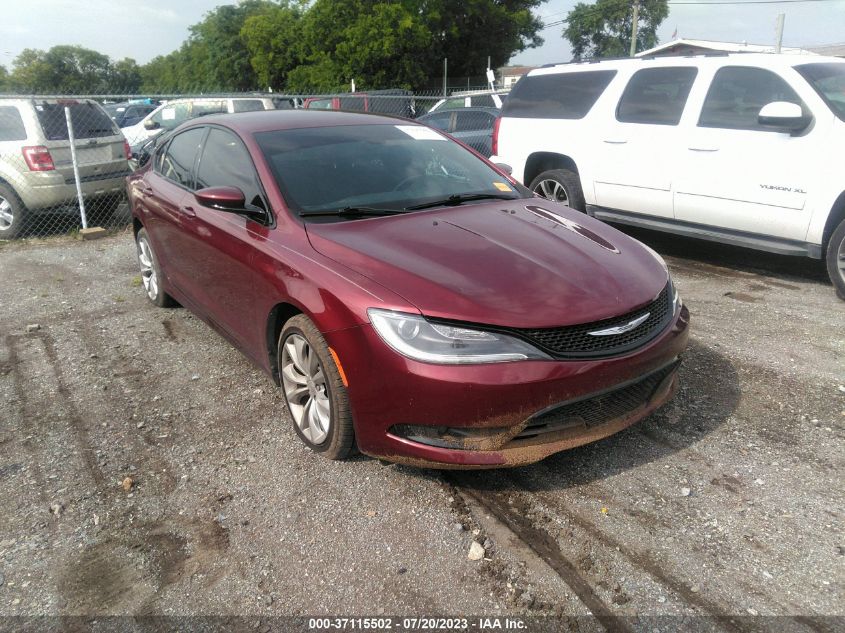 2015 CHRYSLER 200 S - 1C3CCCBGXFN518083