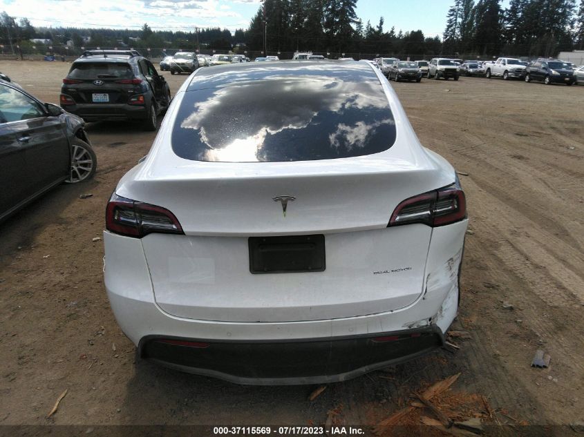 2021 TESLA MODEL Y LONG RANGE - 5YJYGDEE5MF153491