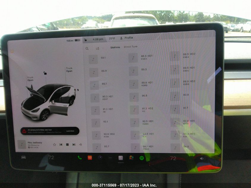 2021 TESLA MODEL Y LONG RANGE - 5YJYGDEE5MF153491