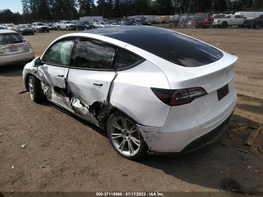 2021 TESLA MODEL Y LONG RANGE - 5YJYGDEE5MF153491