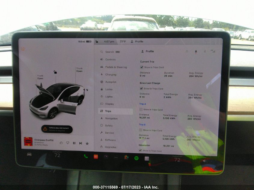 2021 TESLA MODEL Y LONG RANGE - 5YJYGDEE5MF153491