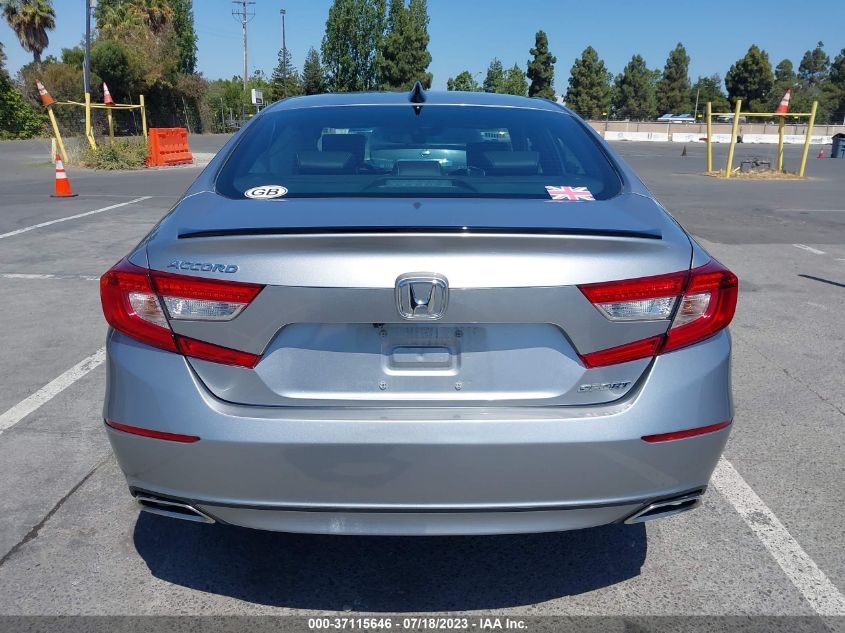 2021 HONDA ACCORD SEDAN SPORT - 1HGCV1F36MA107917