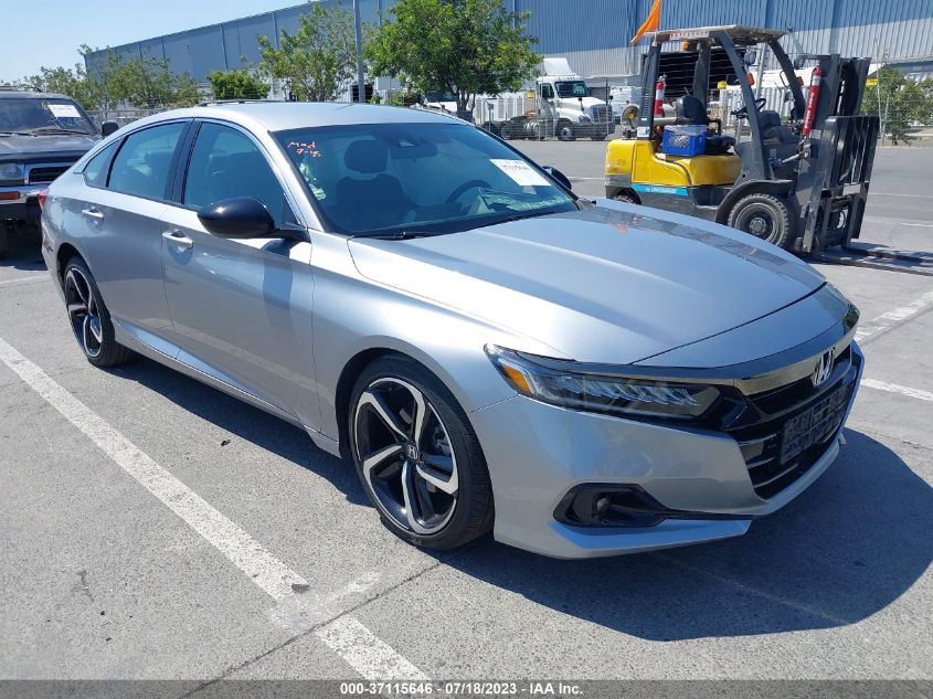2021 HONDA ACCORD SEDAN SPORT - 1HGCV1F36MA107917