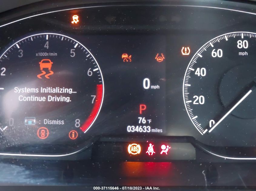 2021 HONDA ACCORD SEDAN SPORT - 1HGCV1F36MA107917