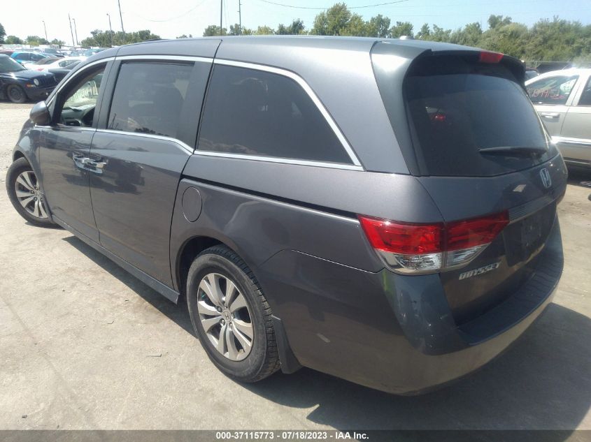 2017 HONDA ODYSSEY EXL - 5FNRL5H67HBO20182