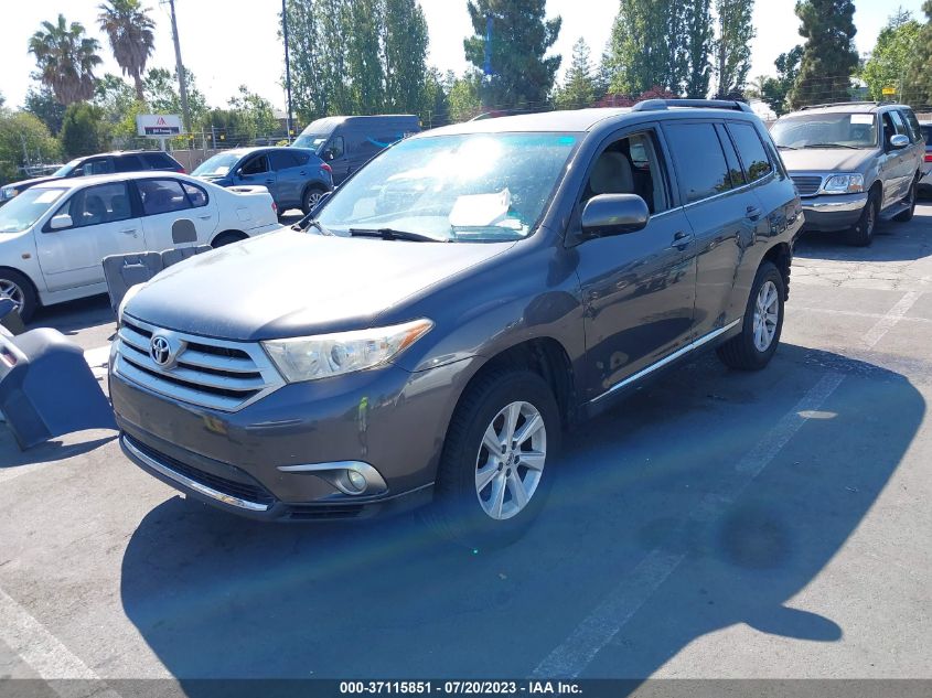 2013 TOYOTA HIGHLANDER - 5TDZK3EH9DS115863