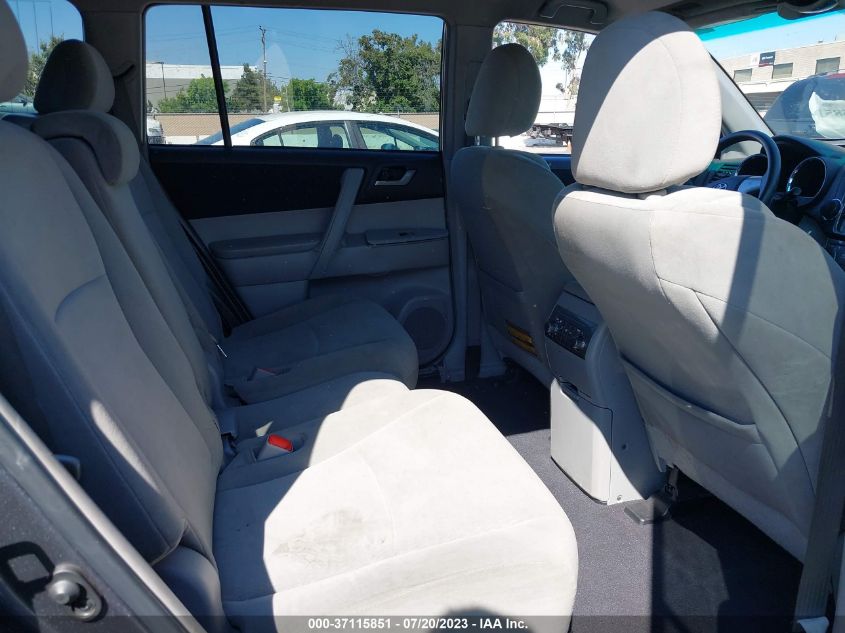 2013 TOYOTA HIGHLANDER - 5TDZK3EH9DS115863