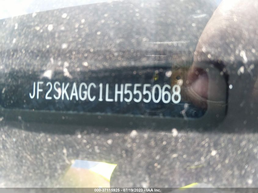 2020 SUBARU FORESTER PREMIUM - JF2SKAGC1LH555068