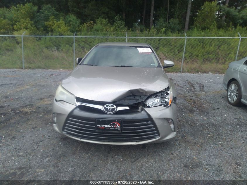 2016 TOYOTA CAMRY XLE/SE/LE/XSE - 4T4BF1FK6GR530709