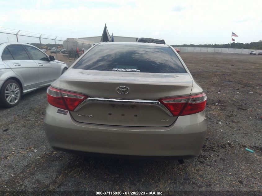 2016 TOYOTA CAMRY XLE/SE/LE/XSE - 4T4BF1FK6GR530709