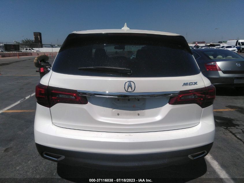 2014 ACURA MDX TECH PKG - 5FRYD3H47EB004229