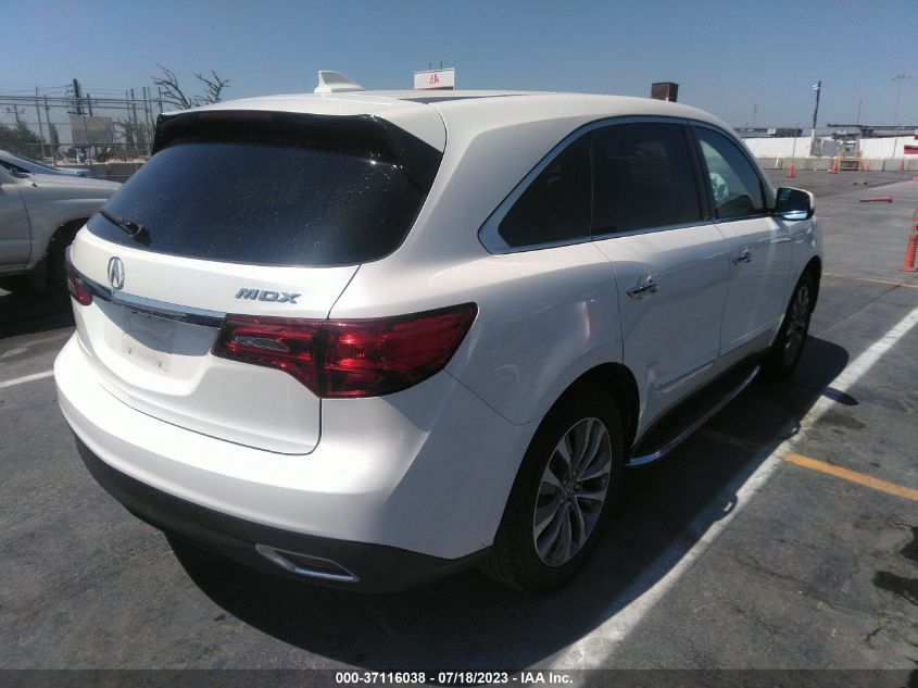 2014 ACURA MDX TECH PKG - 5FRYD3H47EB004229