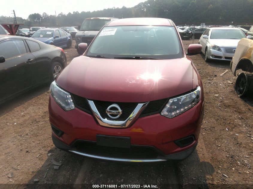 2016 NISSAN ROGUE SV/SL/S - KNMAT2MTXGP693477