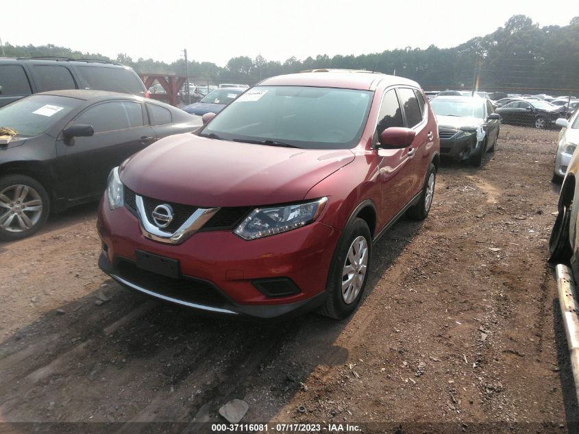 2016 NISSAN ROGUE SV/SL/S - KNMAT2MTXGP693477