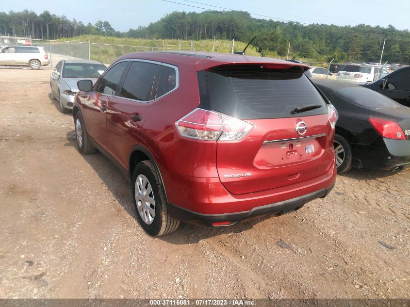 2016 NISSAN ROGUE SV/SL/S - KNMAT2MTXGP693477