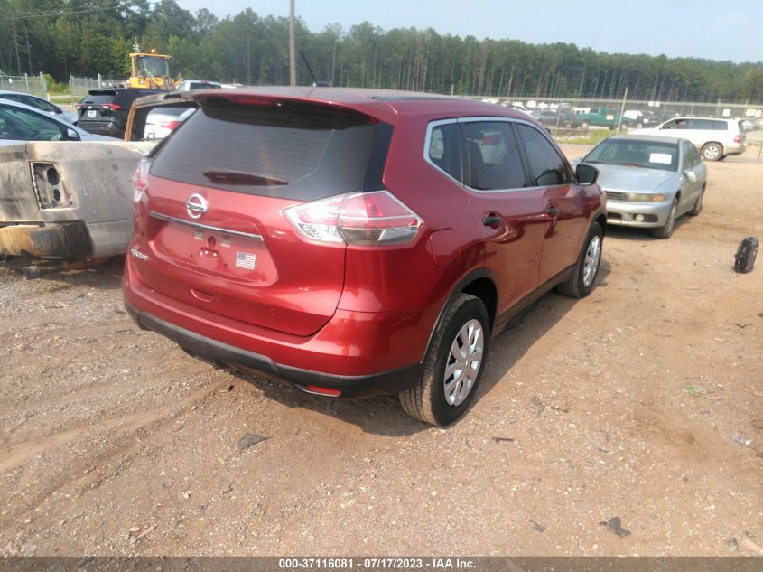 2016 NISSAN ROGUE SV/SL/S - KNMAT2MTXGP693477