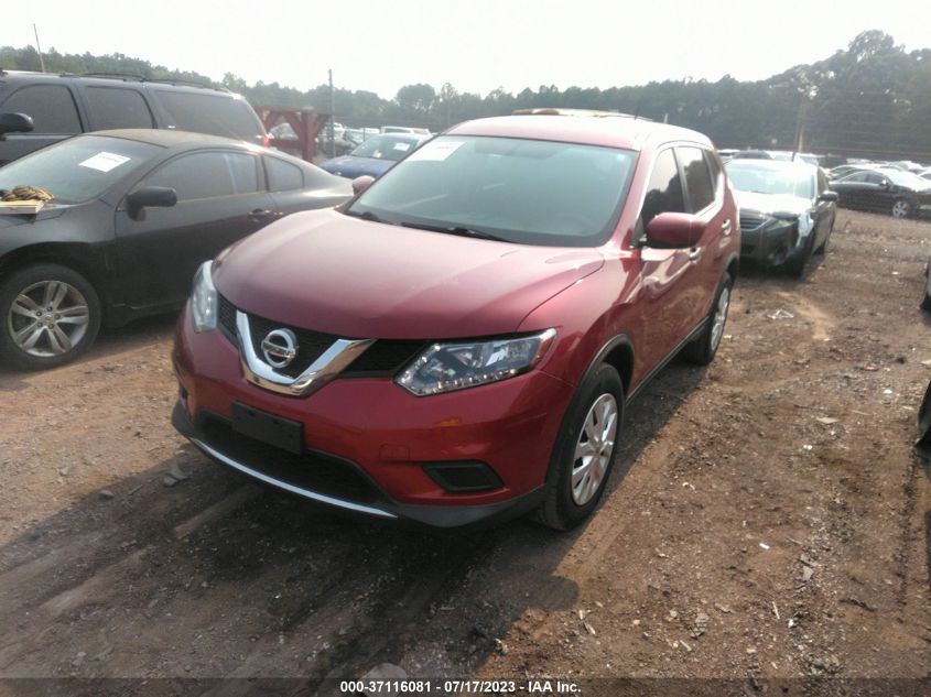 2016 NISSAN ROGUE SV/SL/S - KNMAT2MTXGP693477