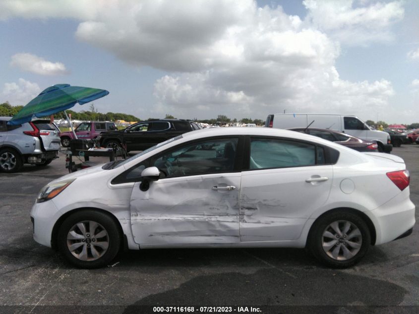 2016 KIA RIO EX - KNADN4A30G6575125