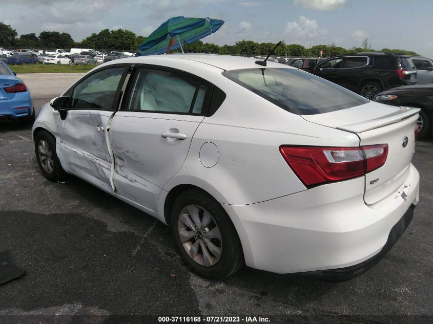 2016 KIA RIO EX - KNADN4A30G6575125