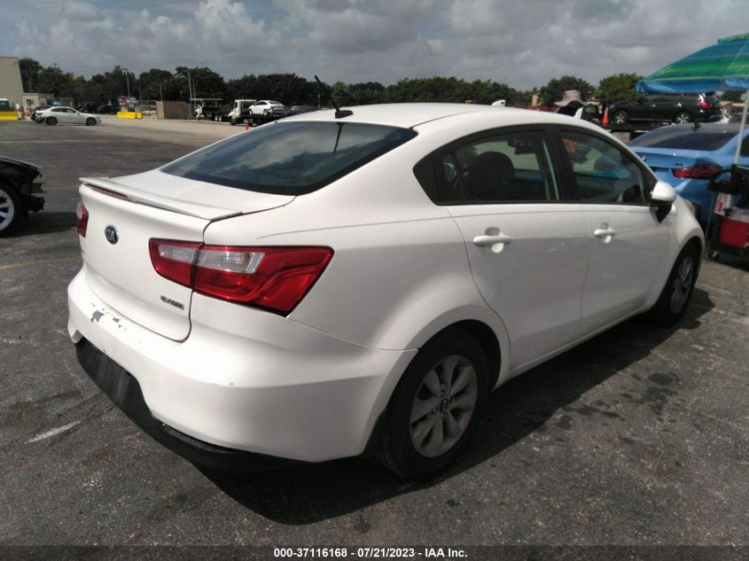 2016 KIA RIO EX - KNADN4A30G6575125