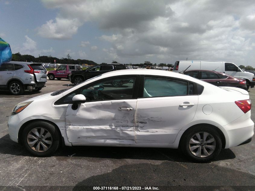 2016 KIA RIO EX - KNADN4A30G6575125