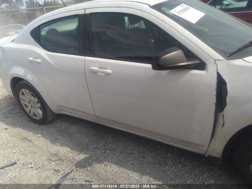 2014 DODGE AVENGER SE - 1C3CDZAG4EN108833