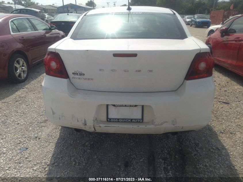 2014 DODGE AVENGER SE - 1C3CDZAG4EN108833