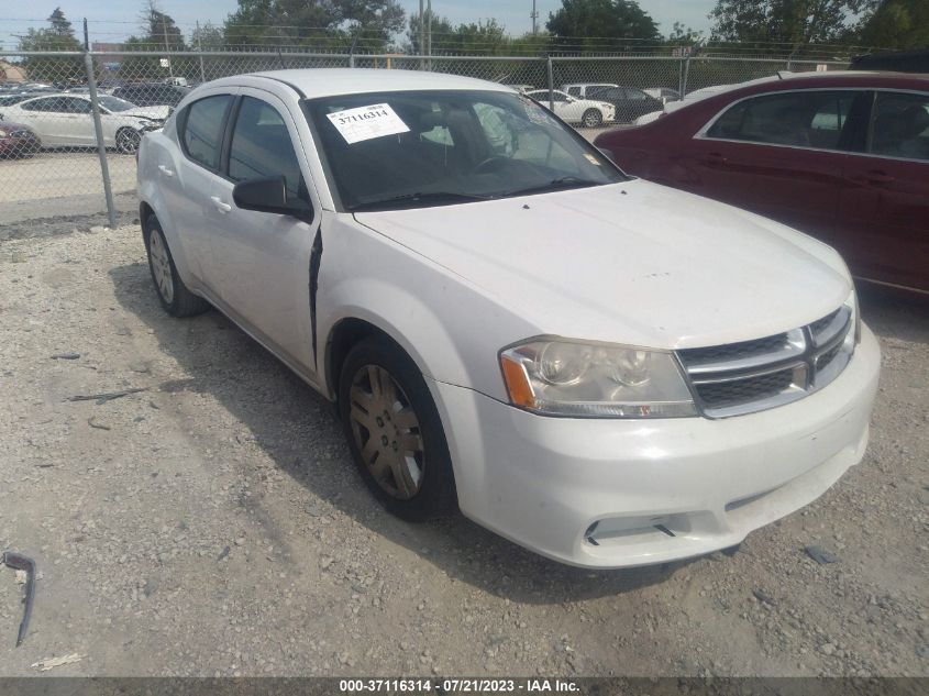 2014 DODGE AVENGER SE - 1C3CDZAG4EN108833